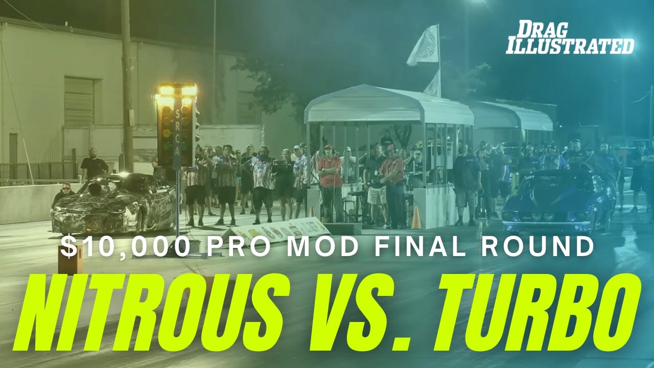 $10,000 TURBO VS. NITROUS PRO MOD FINAL - 214 MPH TO THE EIGHTH-MILE! | Drag Illustrated