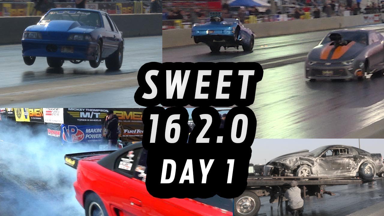 Radial Drag Racing - Sweet 16 2.0 - Day 1 of Qualifying