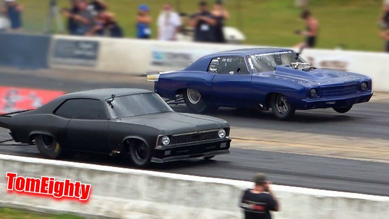 Street Outlaws drag racing at Outlaw Armageddon 5 (Day 2)