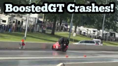 BoostedGT Crashes at Summit Motorsports Park No Prep Kings