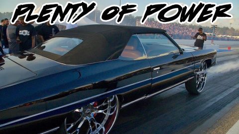 DONKMASTER Z06 DONK MAKING CRAZY POWER AT THE STREET OUTLAWS NO PREP EVENT!
