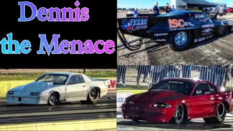 Dennis Da Menace vs Bobby Ducote in Turbo Mustang!!