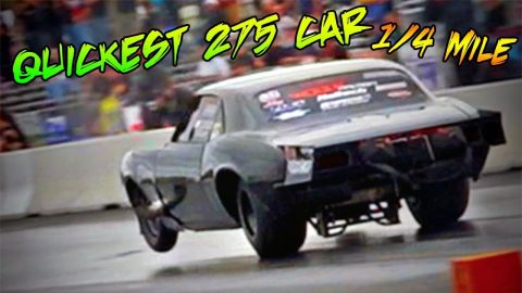 FASTEST 275 CAR TO THE QUARTER MILE - BILL LUTZ!
