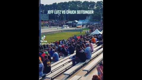 Jeff Lutz vs Chuck Seitsinger Grudge Race No Prep Kings Cordova Dragway#shorts