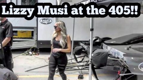 Lizzy Musi at the 405 taking on Street Outlaws!!