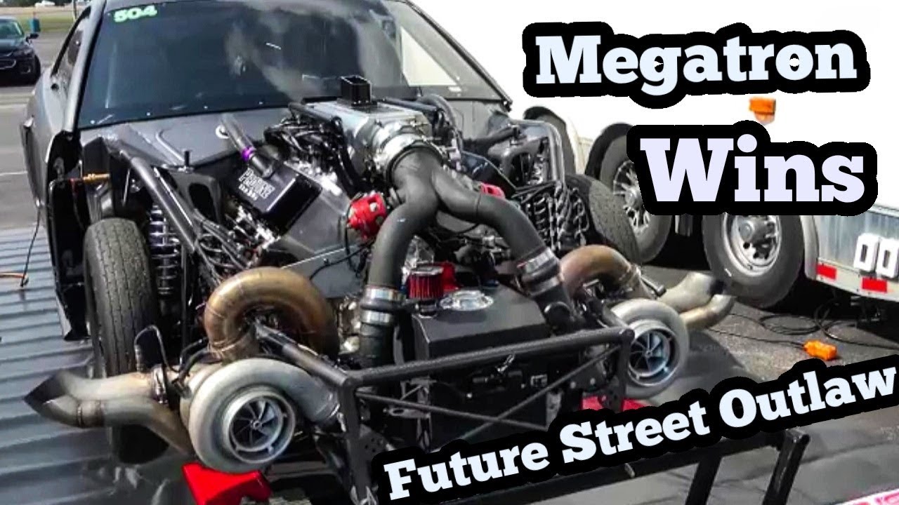 Megatron Twin Turbo Proline Mustang takes on the Street Outlaws at No Prep Kings