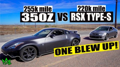 My 250k Mile 350z Blew Up Racing An RSX On Track! How long did it last?