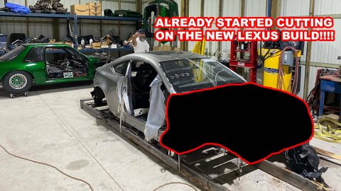 NEW LEXUS RC-F STREET OUTLAW NO PREP KINGS CAR IS IN THE SHOP AND GETTING CUT ON!!!!