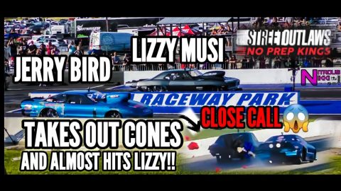😳NO PREP KINGS LIZZY MUSI ALMOST GETS TAKEN OUT BY NOLA TEAMMATE JERRY BIRD WHEN CONES GO FLYING 😱