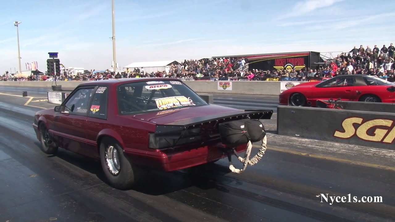 Nyce1s - 200 mph V8 Firebird in the 1/8th!? You bet! Clip from Lights Out 6...