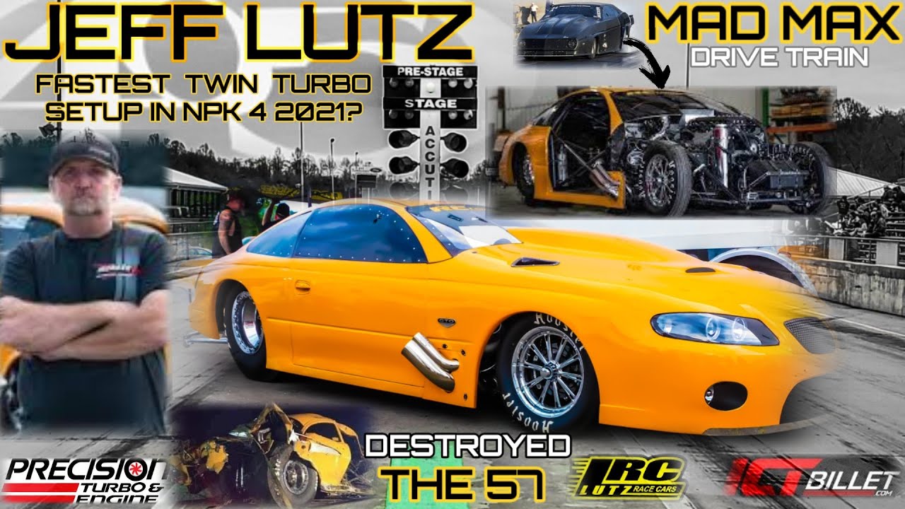 STREET OUTLAWS JEFF LUTZ NEW GTO PLUS BONUS PICTURES OF JEFFS WRECKED 57 & NPK CARS!