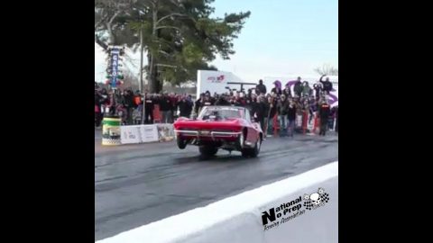 Shannon Poole Nitrous Corvette vs Track Doe at Galot No Prep Kings Filming