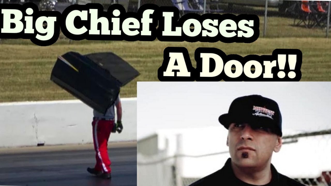 Street Outlaw Big Chief loses a Door at No Prep Kings at Route 66