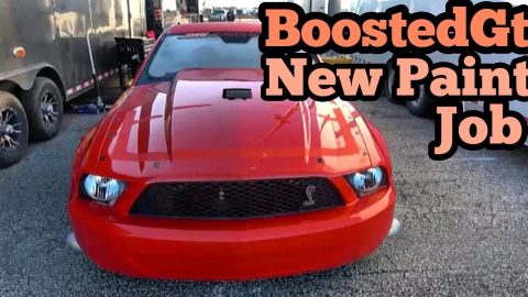 Street Outlaws BoostedGT New Paint Job at No Prep Kings Texas