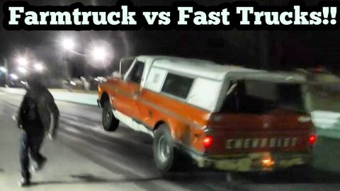 Street Outlaws Farmtruck vs AWD Turbo Truck & Twin Turbo Truck!