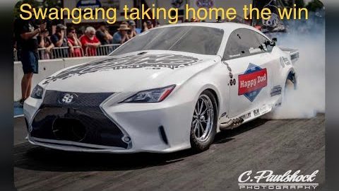 Street Outlaws NPK 2021 Justin Swanstrom going rounds in his new pro-charged Lexus!