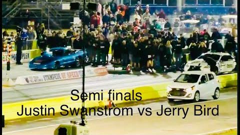 Street Outlaws NPK Ennis Texas semi finals Justin Swanstrom vs Jerry Bird!