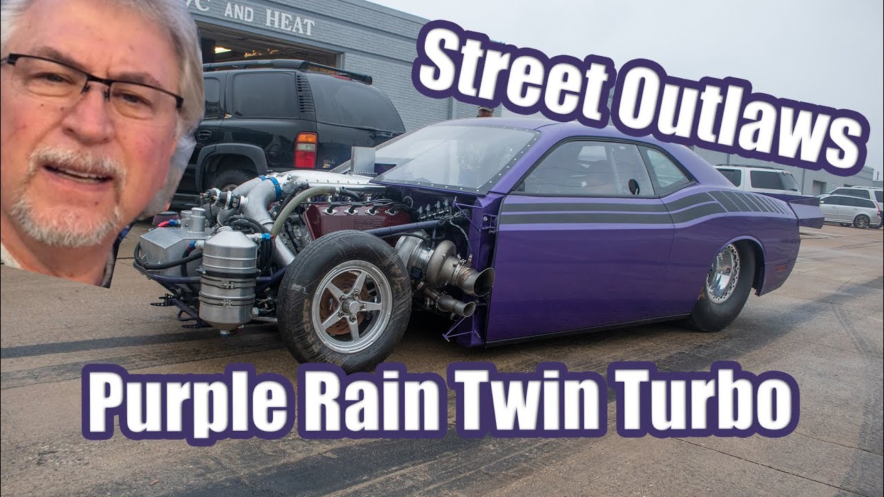 Street Outlaws: Purple Rain Goes TWIN TURBO (Randy Williams) (No Prep Kings)