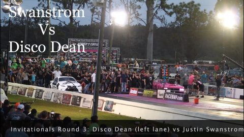 Street outlaws no prep kings Bradenton- Justin Swanstrom vs Disco Dean: invitationals Round 3.