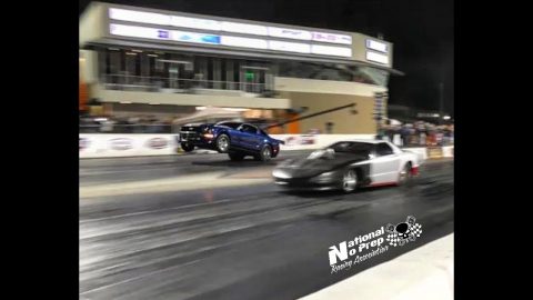 Track Doe vs Twin Turbo Mustang at Galot No Prep Kings Filming