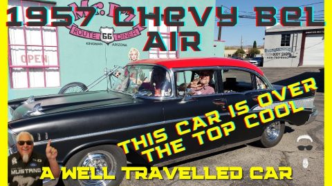 1957 Chevy Bel Air - A well travelled car.