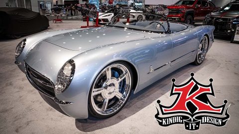Dave Kindig's CF1 Roadster at the #Lingenfelter Booth | SEMA 2021