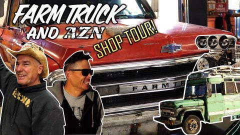 Farm Truck & Azn Shop Tour! Crazy New Builds!