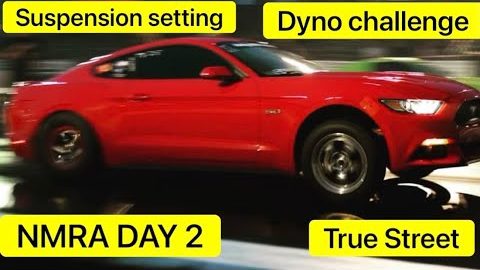 NMRA DAY 2, DYNO CHALLENGE, TRUE STREET, SUSPENSION SETTING AND BAD SITUATION.