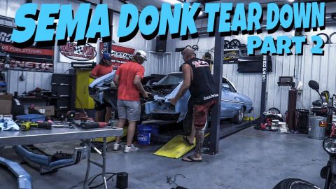 SEMA Donk Tear Down Part 2: Final Disassembly With The 3 Stooges