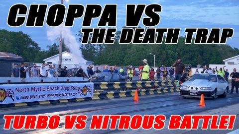 STREET OUTLAWS DEATH TRAP VS TONY BYNES CHOPPA!!