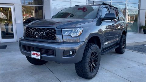 Should I Get This? Lifted 2021 Toyota Sequoia TRD Pro in Magnetic Gray Metallic