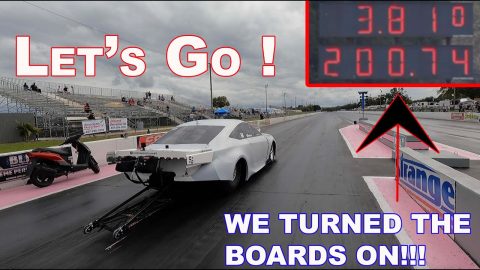 WE DID IT! FIRST 200 MPH PASS IN THE LEXUS!  Justin Swanstrom taking on Promod!!