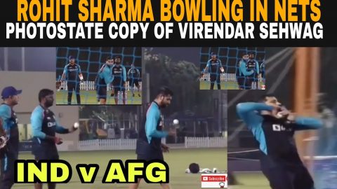 indian team practice session today | Rohit Sharma Bowling| IND v AFG |T20 World Cup 2021 |Ind vs Agh