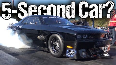 5-Second Twin Turbo Hellcat DESTROYS Quarter Mile (Street Outlaws Vixen!)