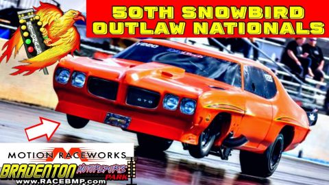50th SnowBird Outlaw Nationals - Pro Mod - Friday Qualifying Round 1 No Time Grudge Racing!