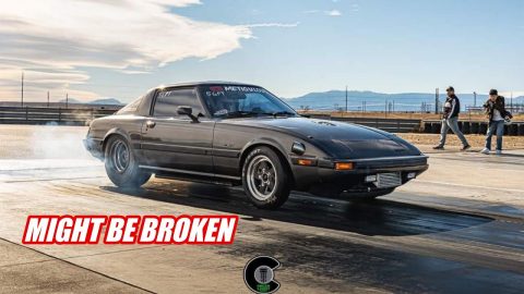 “8 Rotor” RX-7 Made Its FASTEST Pass!