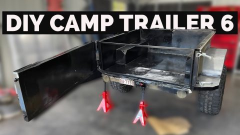 BUDGET Camp Trailer gets A DIY Paint Job