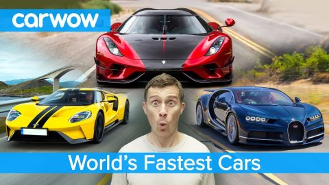 Bugatti Chiron, Koenigsegg Regera, Ford GT - here are the fastest cars in the world!