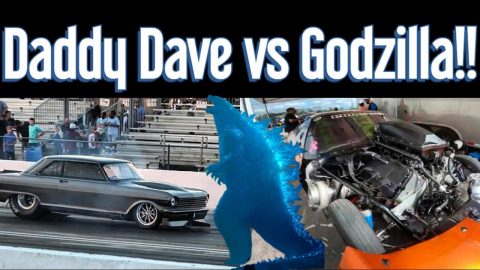Daddy Dave vs Godzilla Twin Turbo Firebird!!