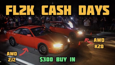 FL2K21 MEXICO CASH DAYS | 2 AWD TURBO K CIVICS, AWD 2JZ 240SX, 2 TESLA PLAID, HELLCAT | C.F.RACING