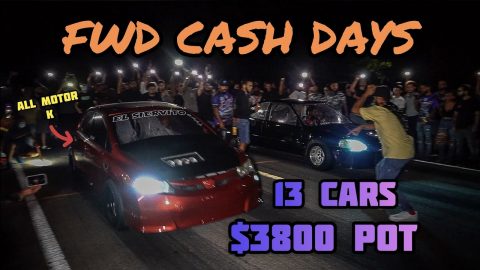 FWD CASH DAYS | STREETS OF MEXICO | ALL MOTOR K20, TURBO B SERIES CIVICS, & MORE | C.F.RACING