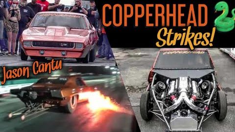 Fastest in America Jason Cantu in Copperhead Twin Turbo Camaro!!