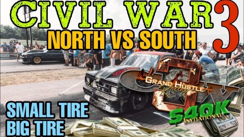 GRAND HUSTLE CIVIL WAR NORTH VS SOUTH - THE TIE BREAKER BJ THE FLAG MAN AND LIMPY FLASH LIGHT START