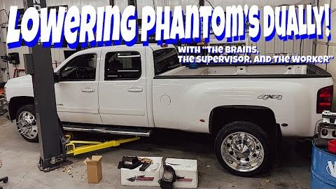 Lowering Phantom's 4x4 Dually With a 3/5 Drop Kit and Retaining the 4wheel Drive!