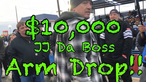 Street Outlaws: JJ Da Boss Small Tire Arm Drop $10,000 Race #jjdaboss