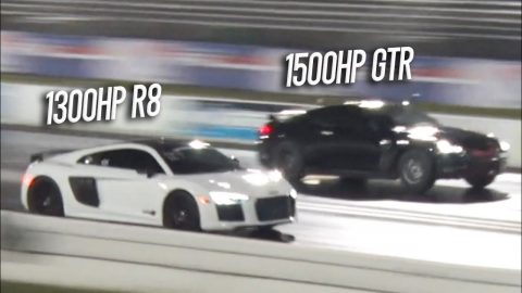 THE CLOSEST RACE OF MY LIFE (1300hp R8 vs 1500hp GTR)