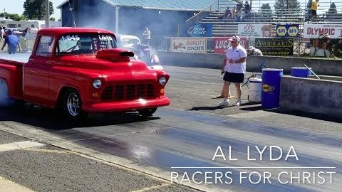 Woodburn Dragstrip Action - Al Lyda Racers for Christ