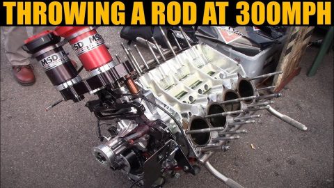 10,000+Bhp Top Fuel Dragster Throws Rod At Over 300Mph | Santapod 2019