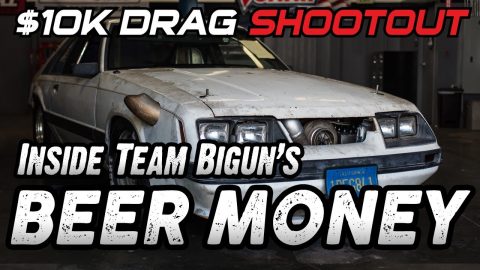 $10K Drag Shootout Episode 7: A Look At Team Bigun's Turbocharged, LS-Powered 1986 Ford Mustang