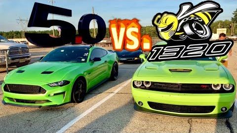 1320 SCATPACK CALLED ME OUT| 2018 MUSTANG GT vs. 2019 CHALLENGER 1320 SCATPACK DRAG RACE!